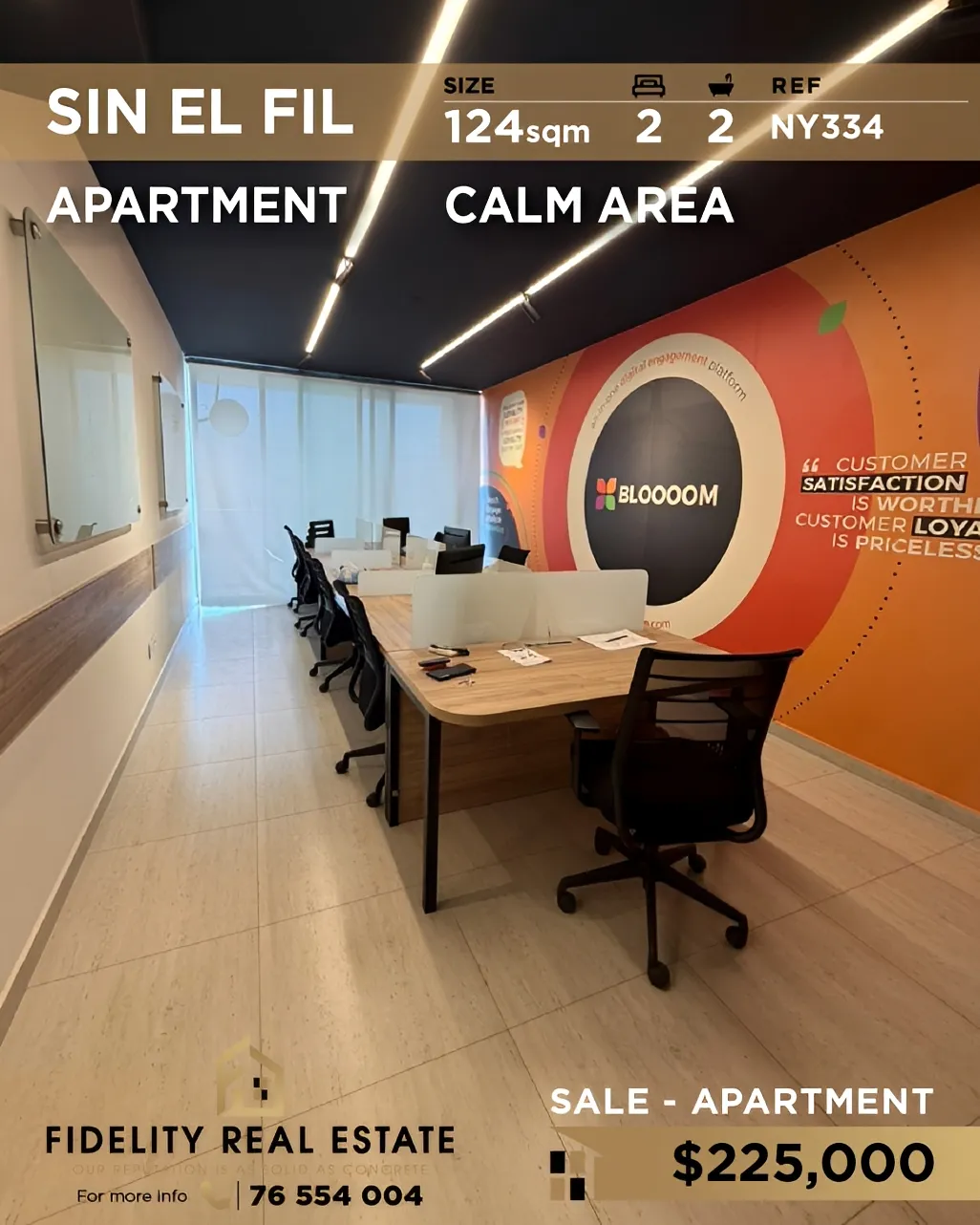 Apartment for sale in Sin El Fil, Lebanon - 2 bed, 2 bath