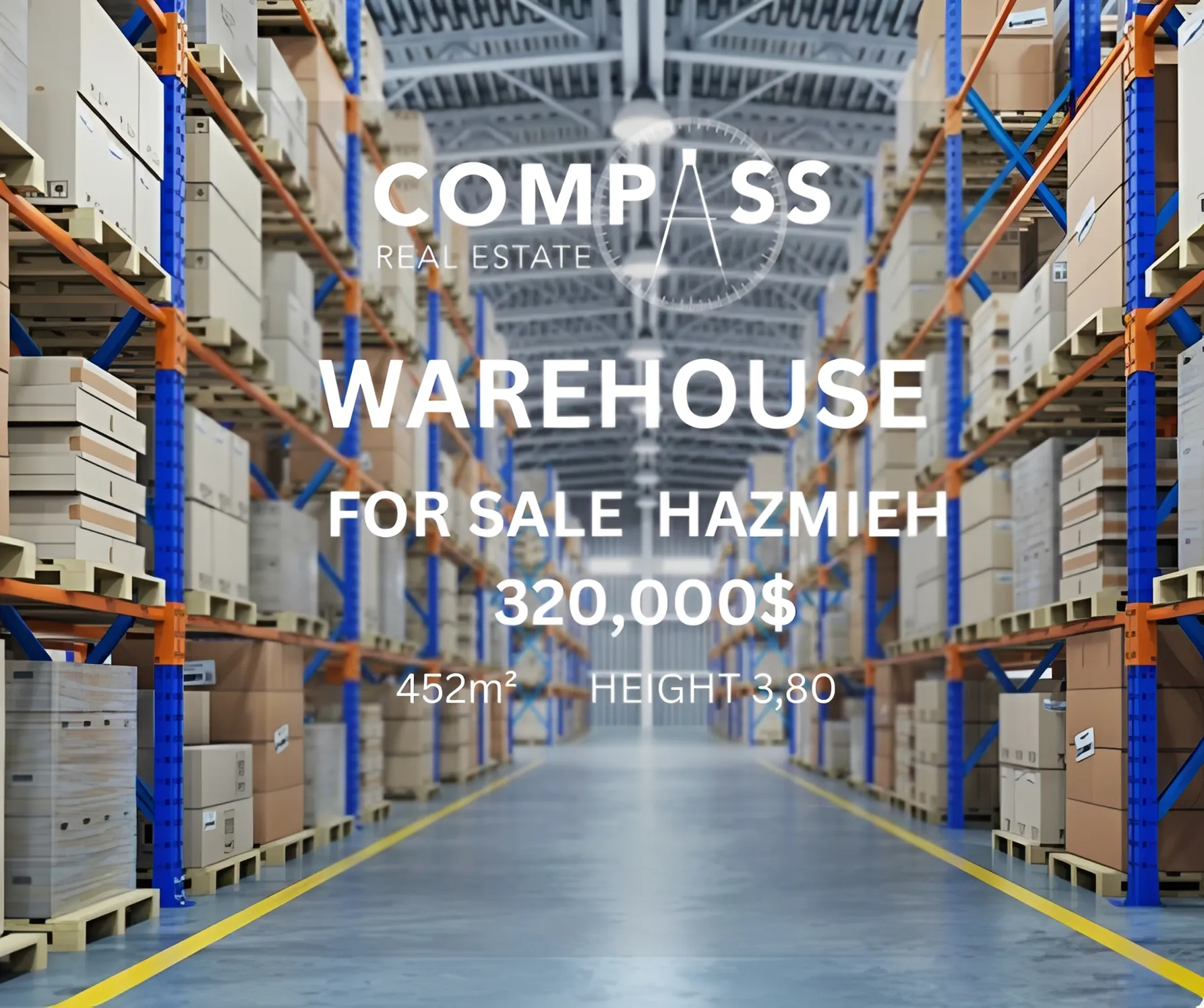 Warehouse for Sale in Hazmieh, Lebanon