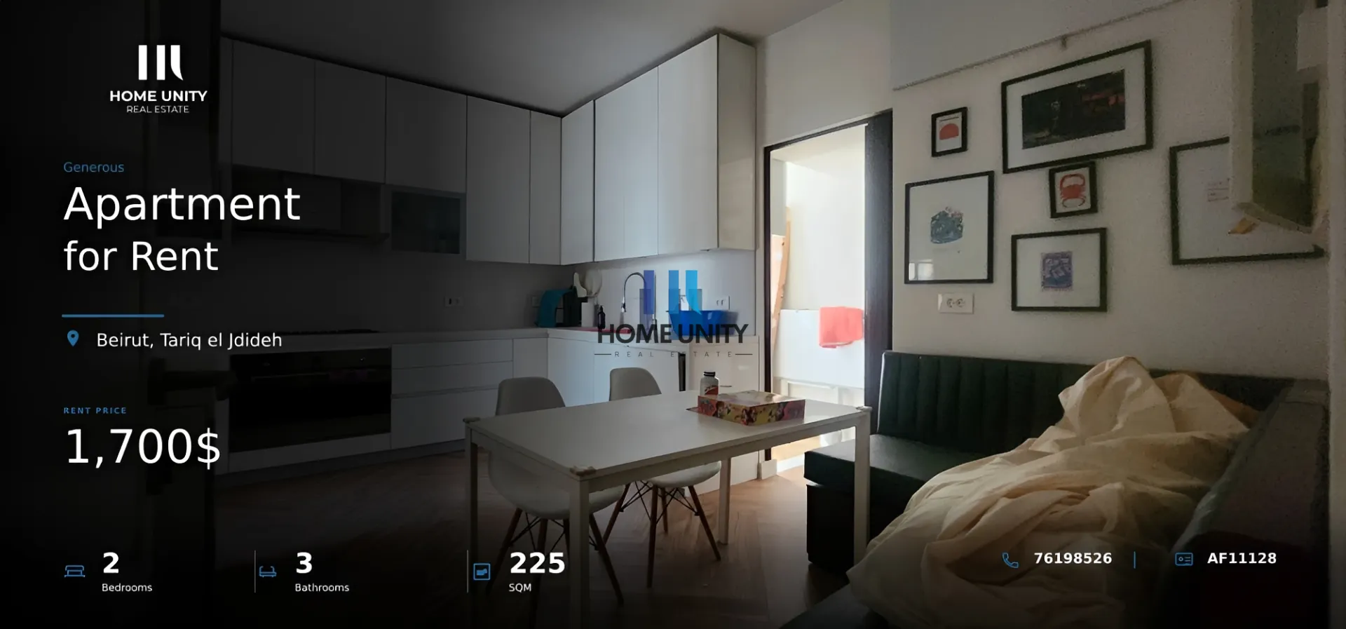 Apartment for Rent in Tariq El Jdideh