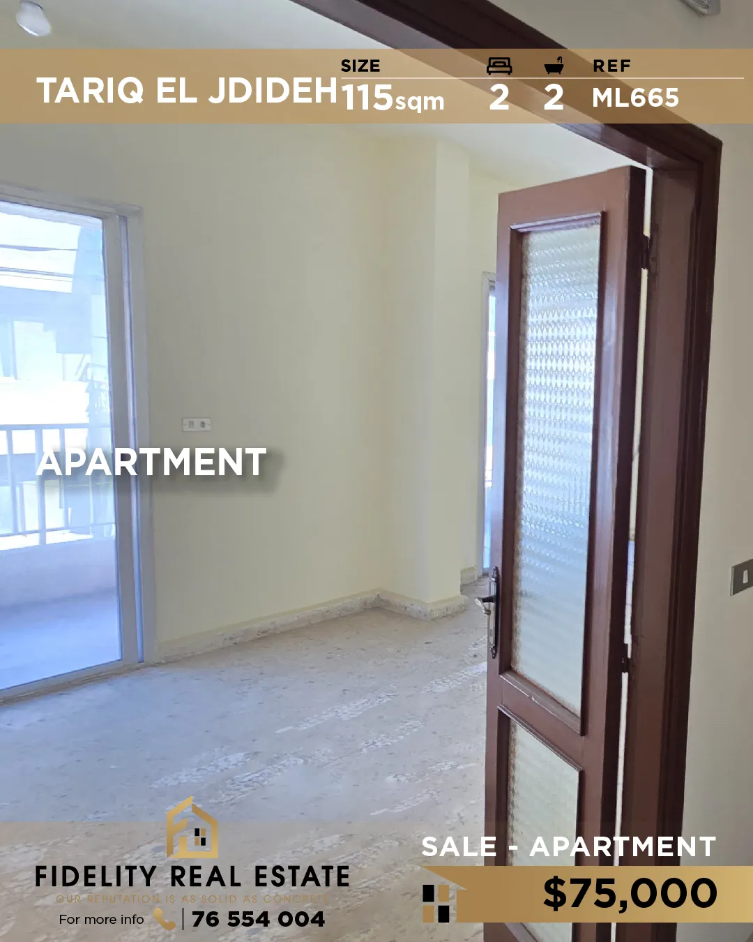 Apartment for sale in Tarik El Jdideh, Bayrut, Lebanon