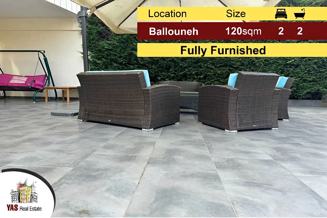 Apartment for Sale in Ballouneh - 2 bed, 2 bath