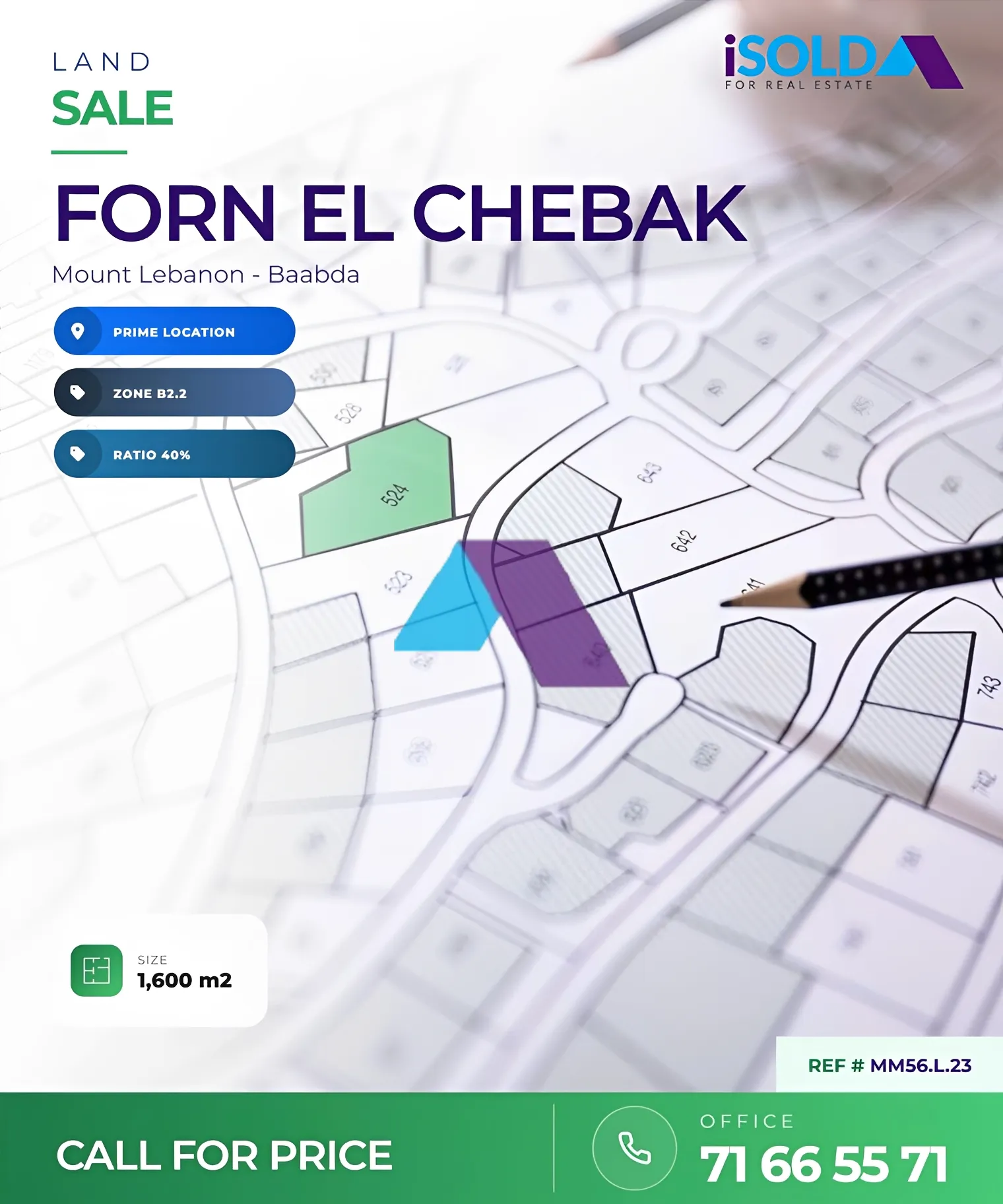 Residential Land for sale in Forn El Chebbak