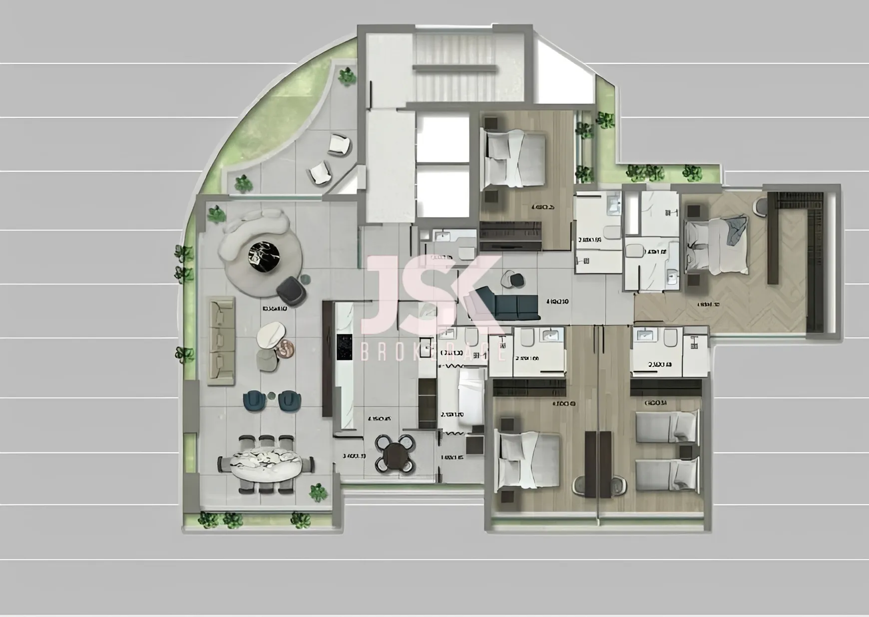 Apartment for Sale in Raoucheh, Beirut, Lebanon