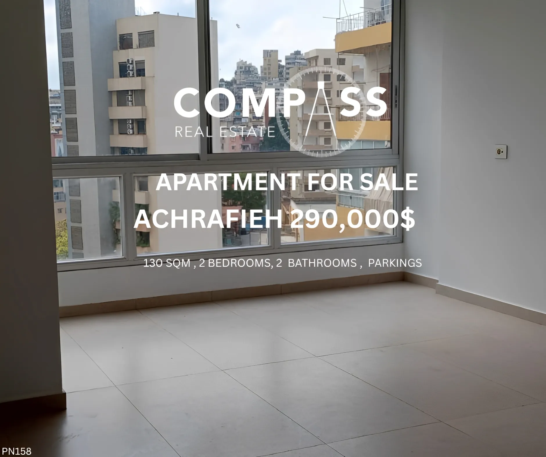 Apartment for Sale in Achrafieh, Beirut, Lebanon - 2 bed, 2 bath