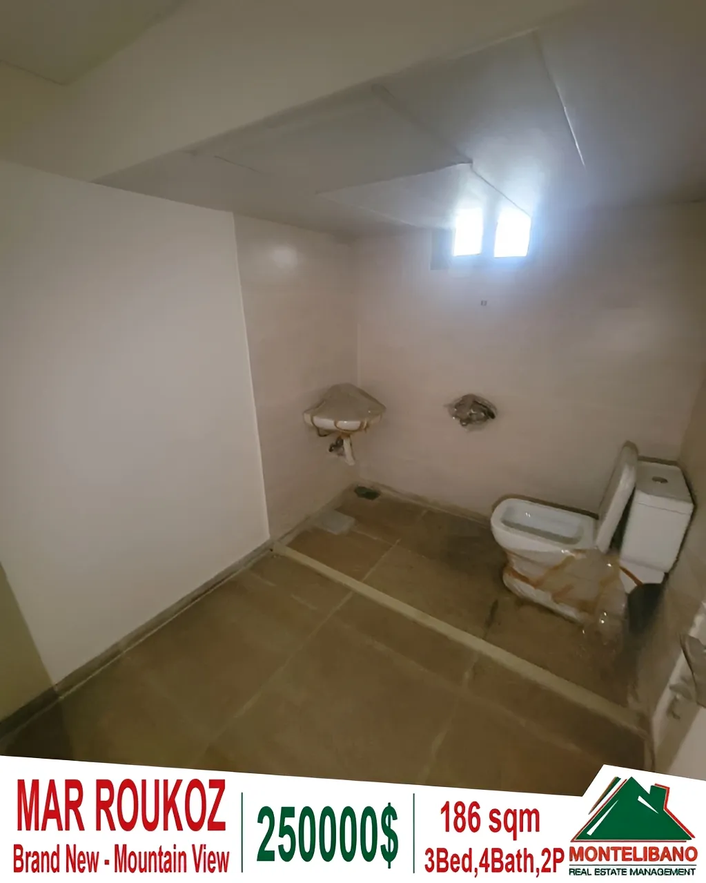 Apartment for sale in Mar Roukouz, Lebanon