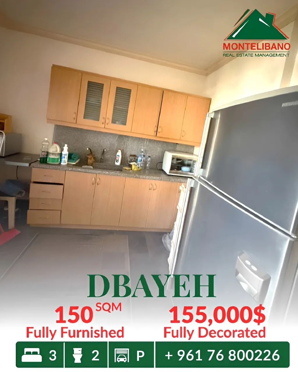 Apartment for sale in Dbayeh