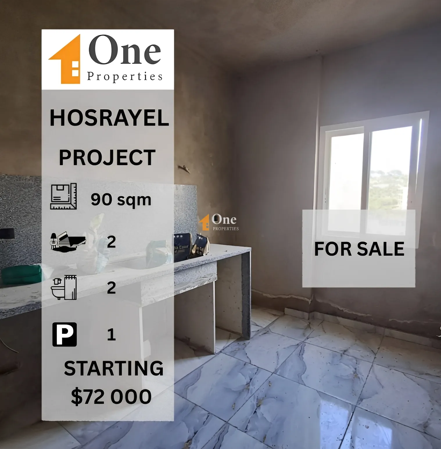 Apartment for sale in Hosrayel, Lebanon - 2 bed, 2 bath