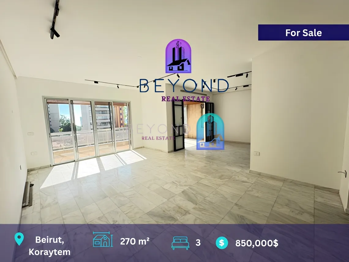 Apartment for sale in Kraytem, Beirut, Lebanon