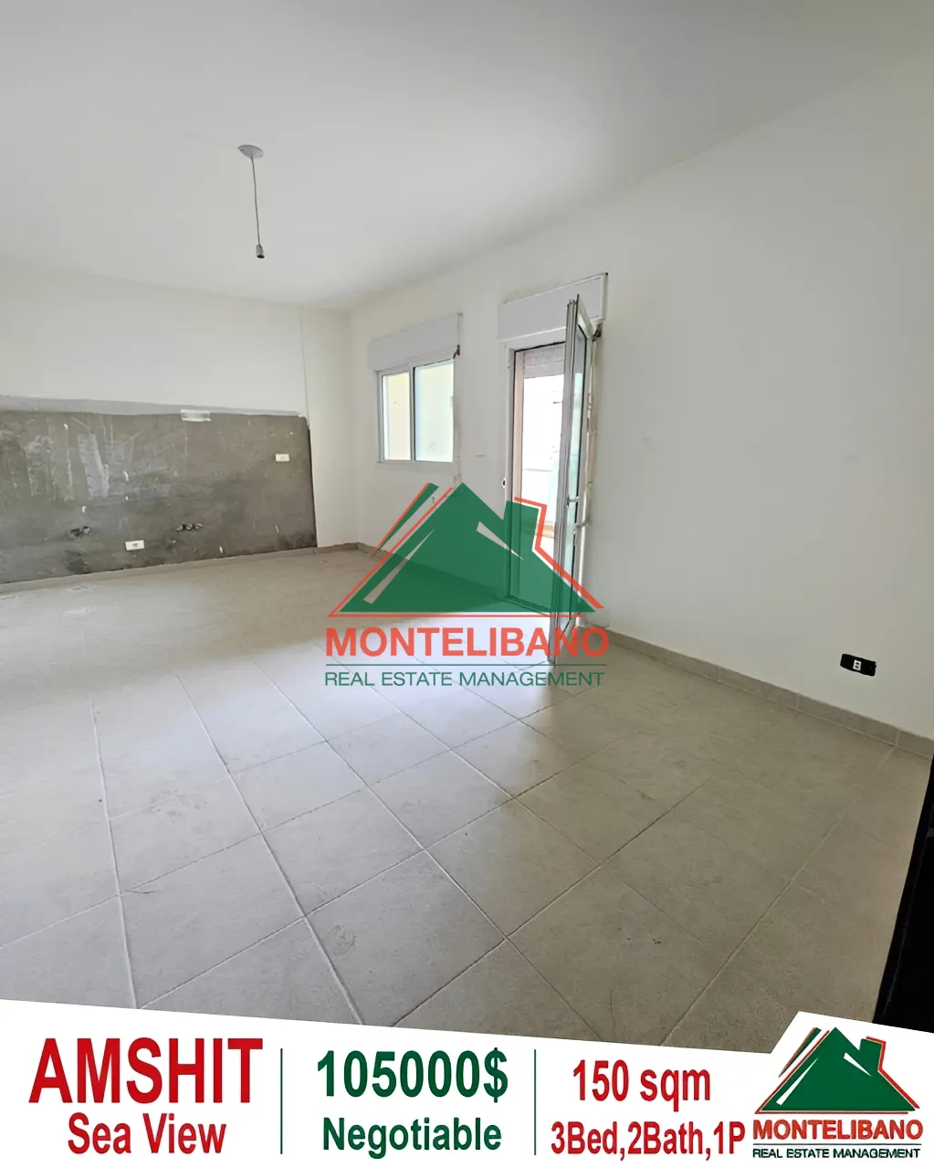Apartment for Sale in Aamchit, Lebanon