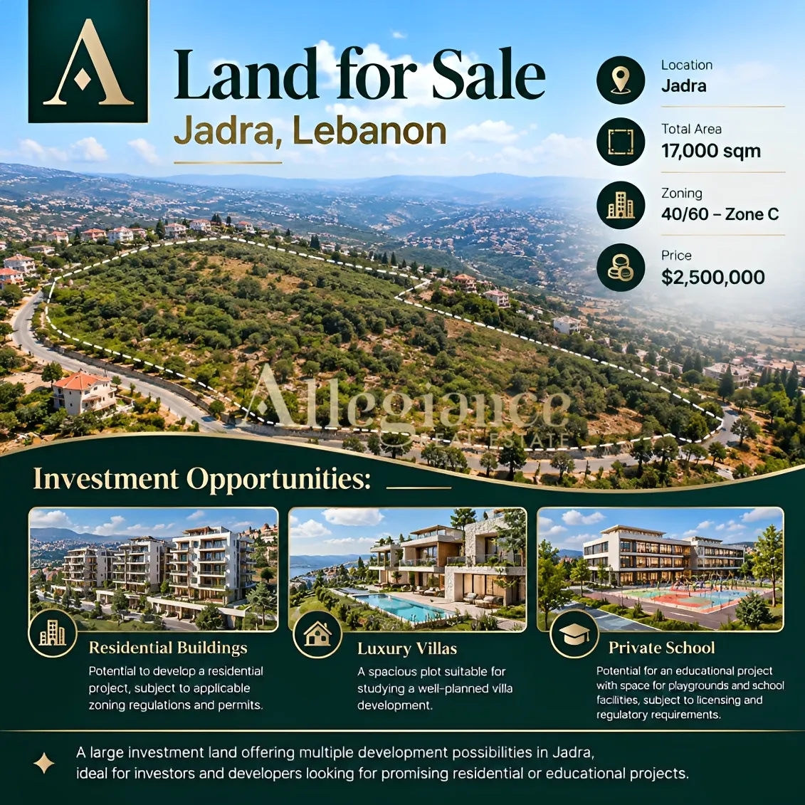 Land for sale in Jadra