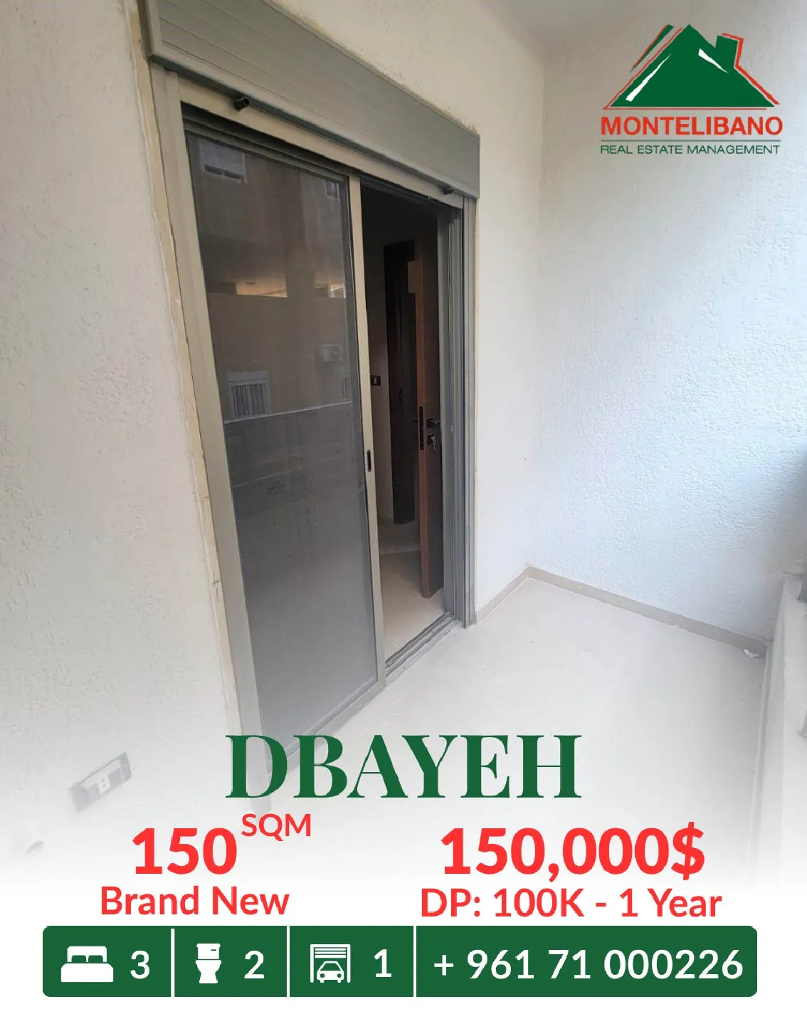 Apartment for sale in Dbayeh, Lebanon