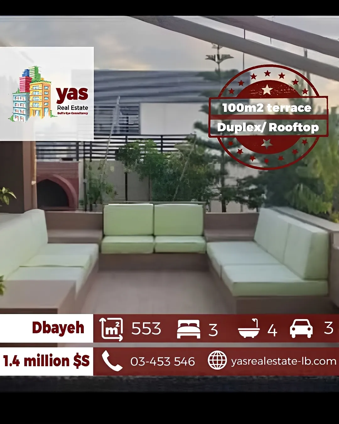Apartment for Sale in Dbayeh