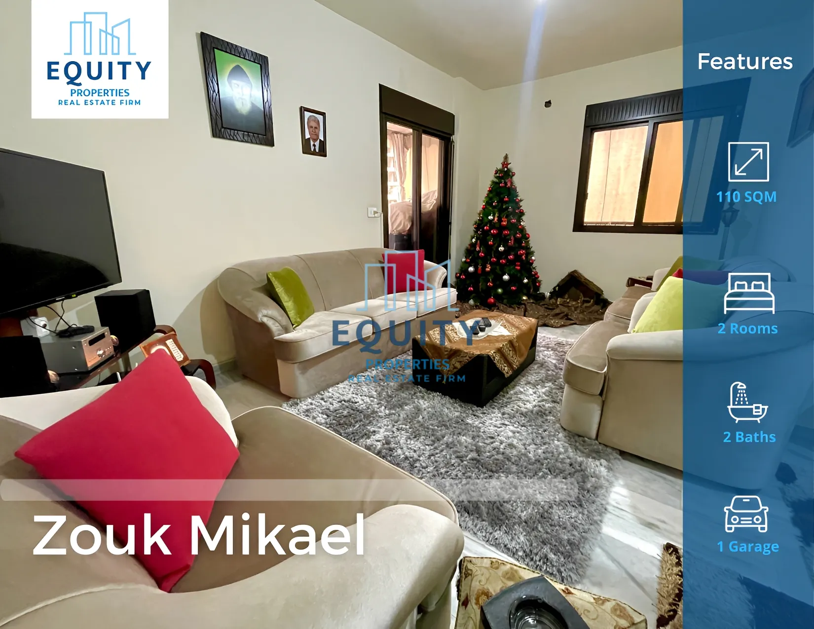 Apartment for Sale in Zouk Mkayel - 2 bed, 2 bath