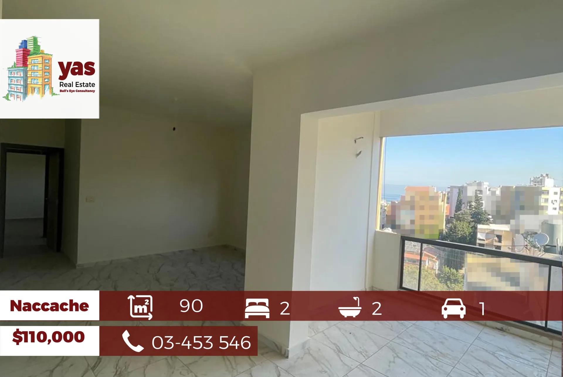 Apartment for Sale in Naqqach - 2 bed, 2 bath