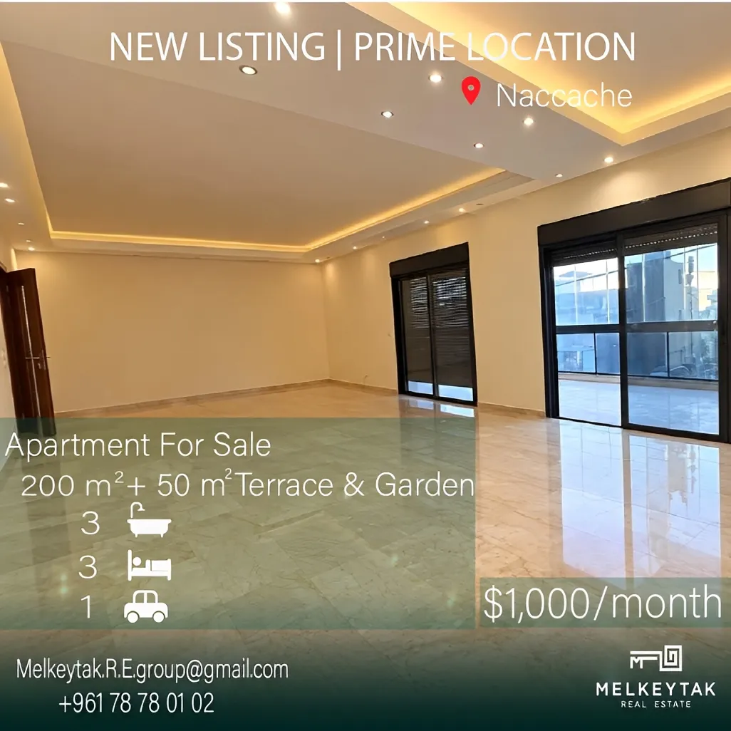 Apartment for rent in Naqqache