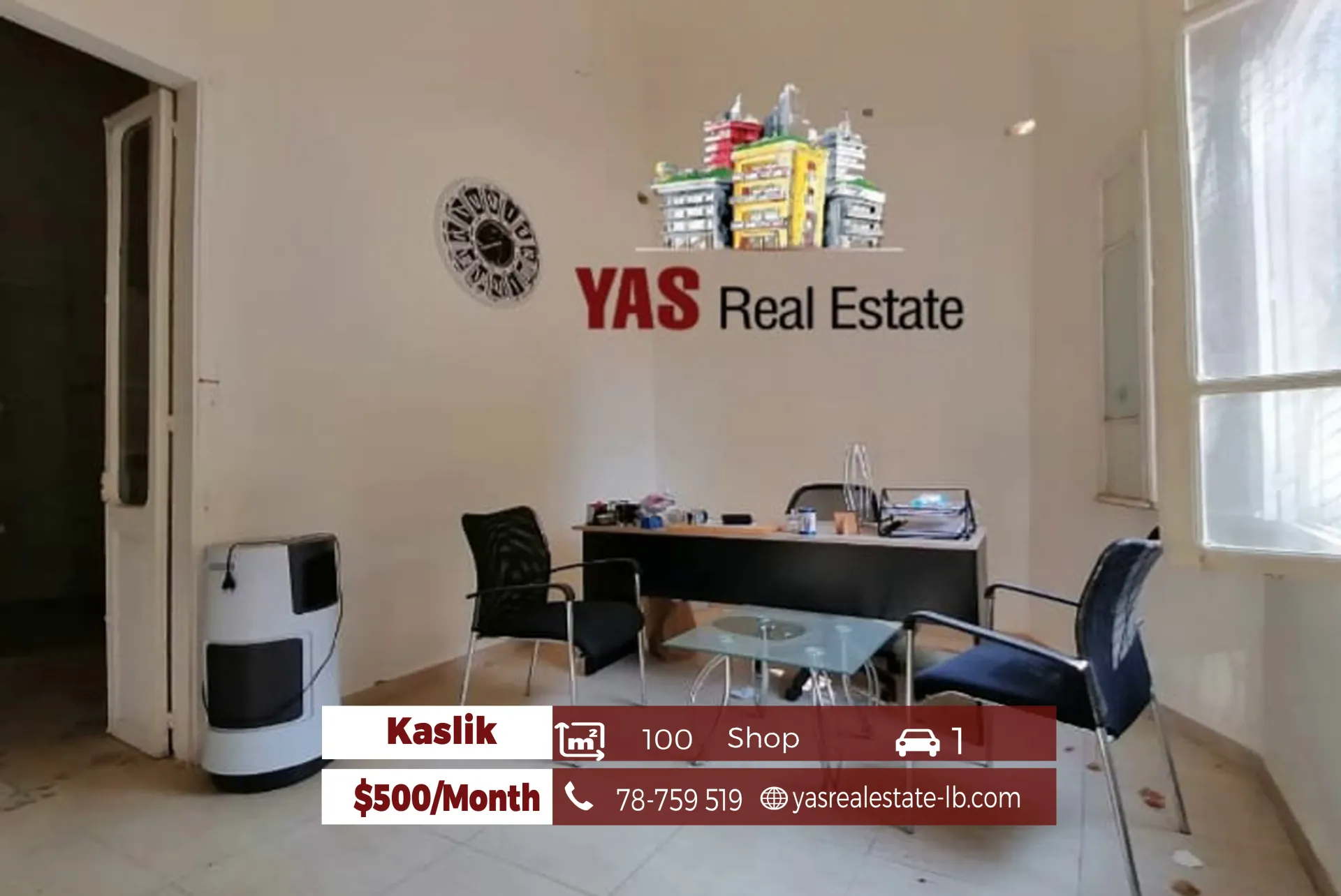 Shop for rent in Kaslik
