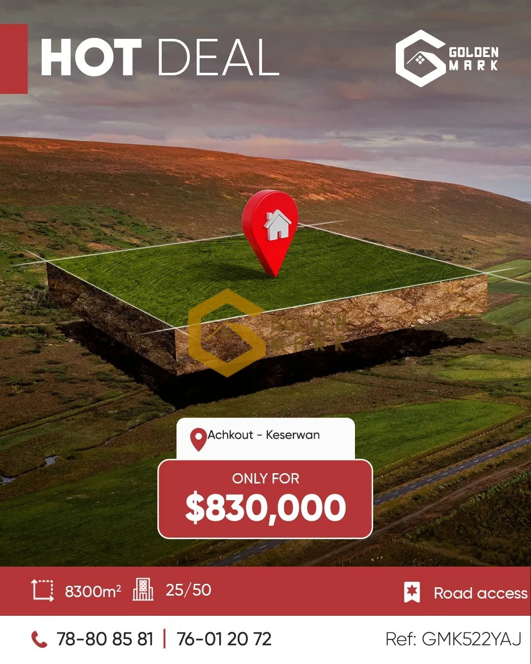 Land for Sale in Aachqout