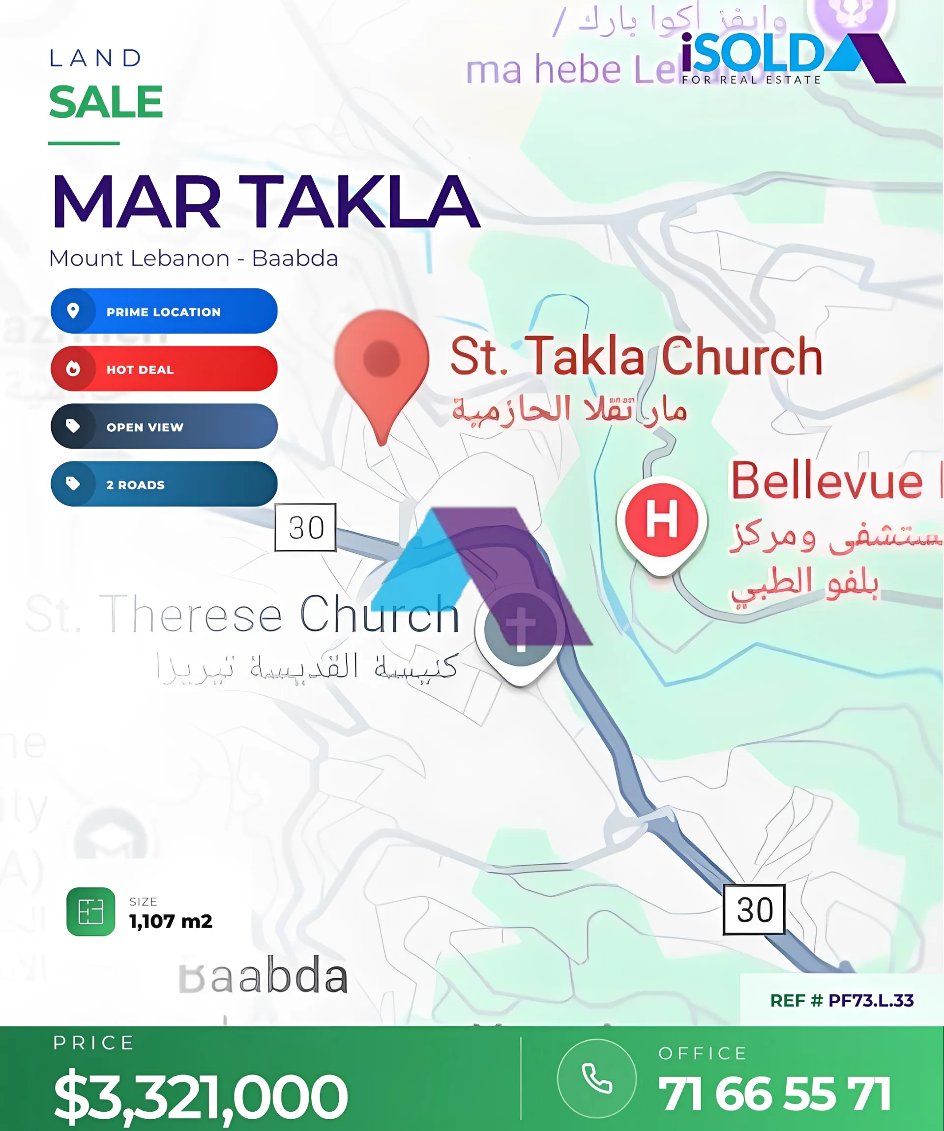 Land for Sale in Mar Takla