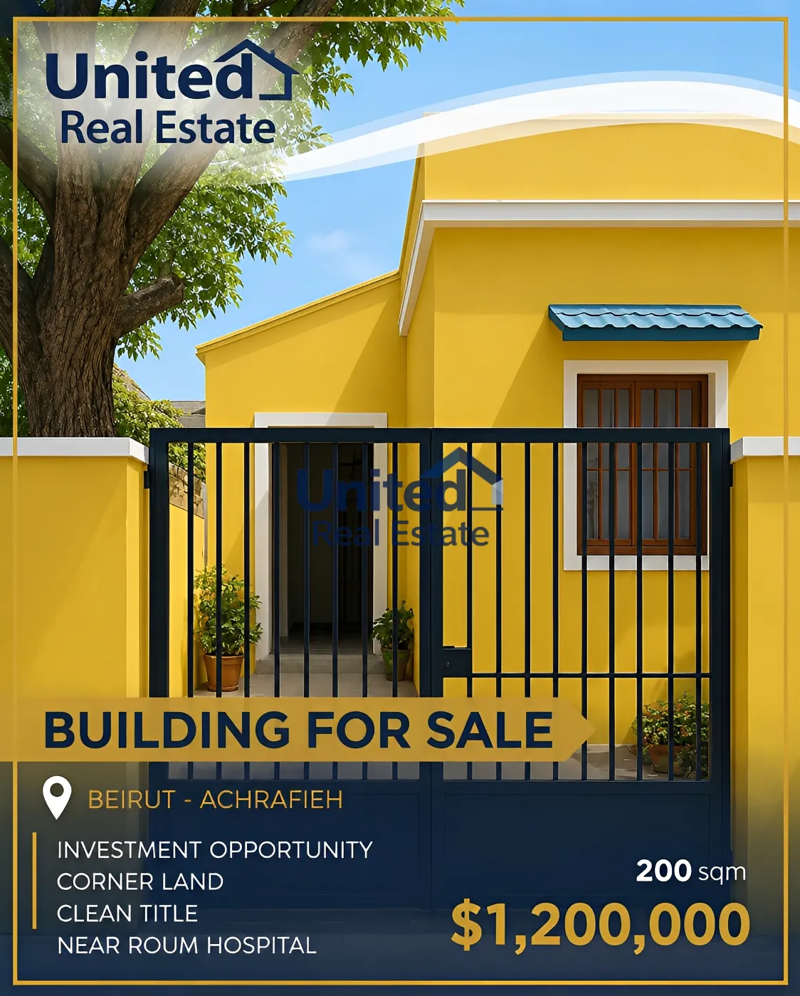 Land for sale in Achrafieh, beirut, lebanon