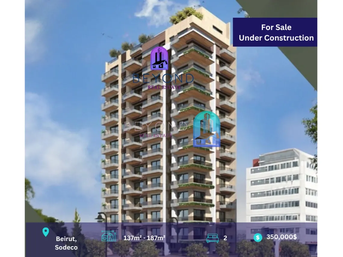 Apartment for sale in Sodeco, Beirut, Lebanon