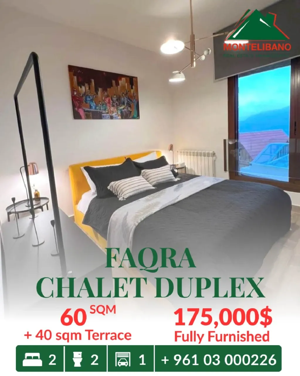 Chalet for sale in Faqra, Lebanon