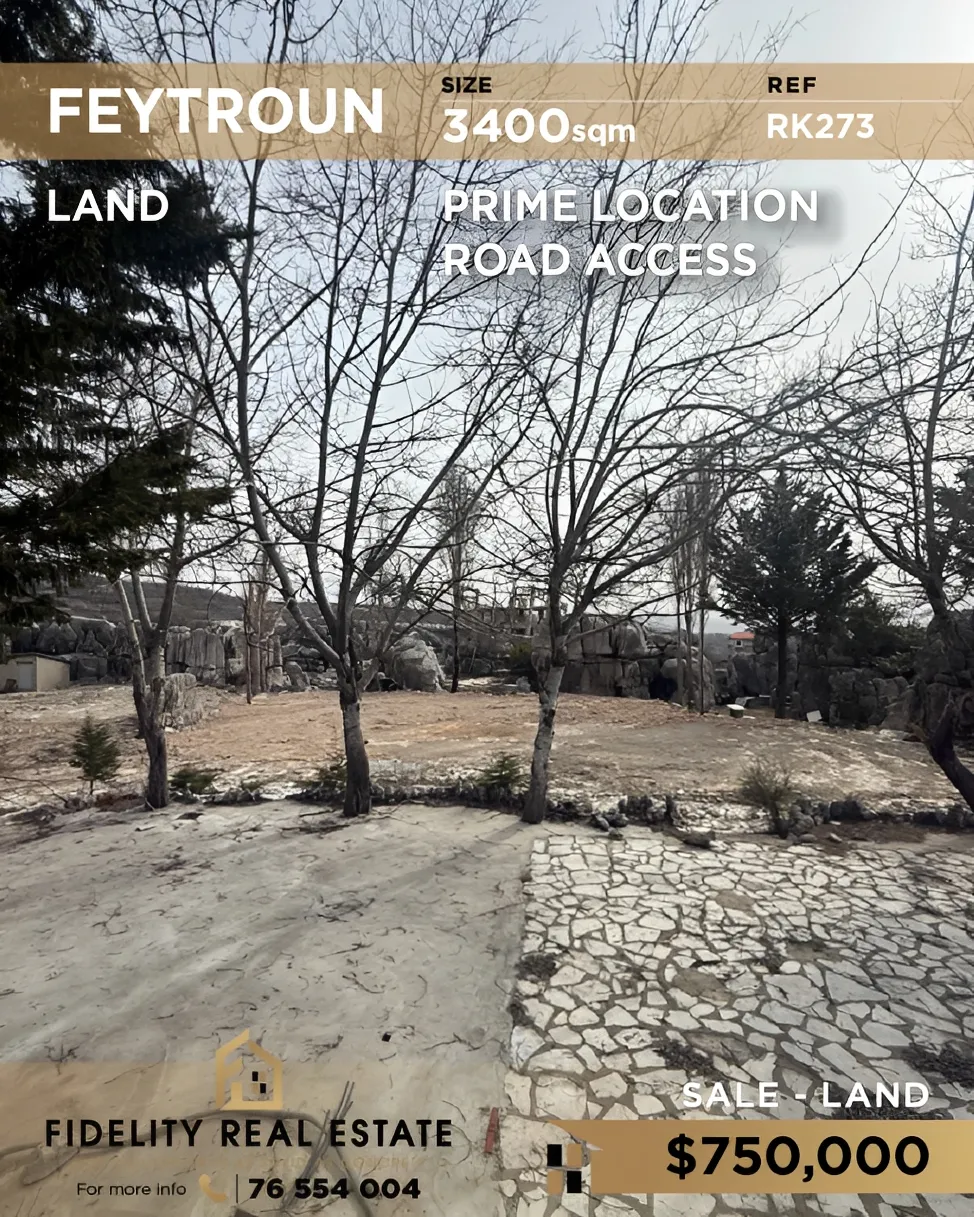 Residential Land for sale in Faitroun, Lebanon