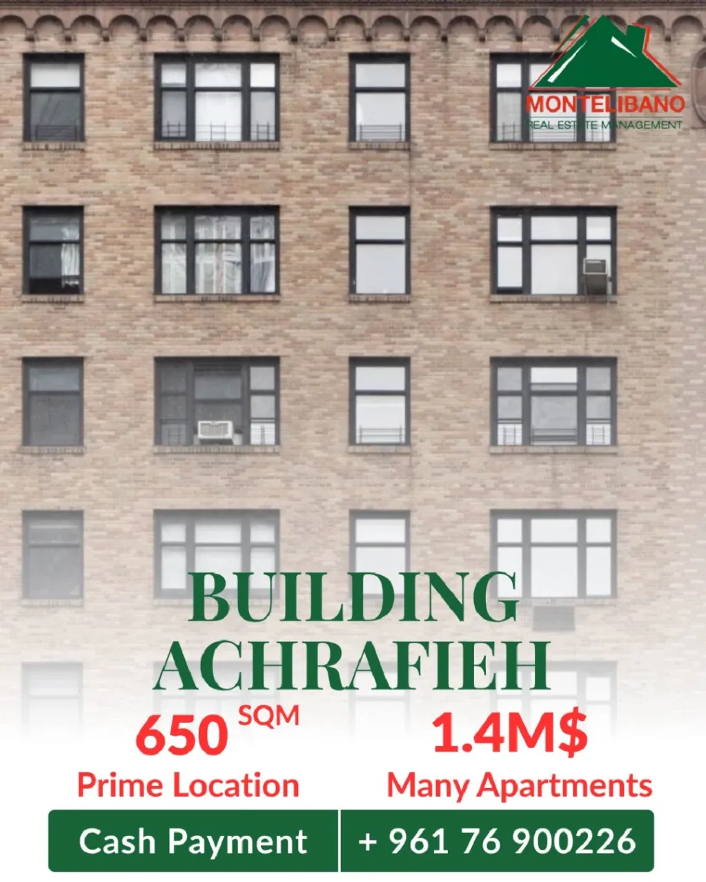 House for sale in Achrafieh, Beirut, Lebanon