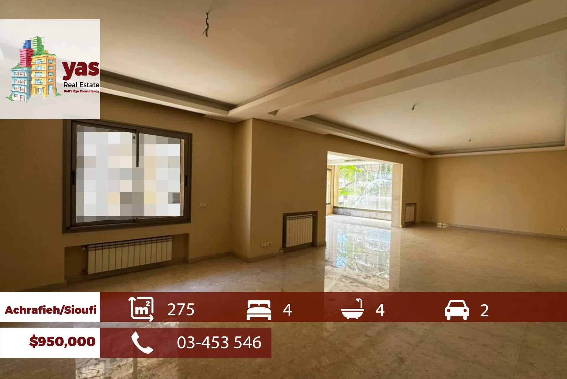 Apartment for Sale in Baabda