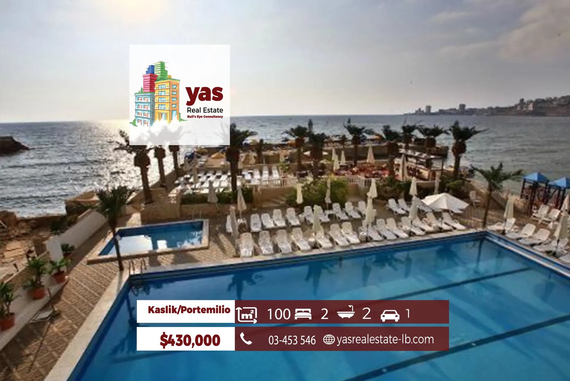 Chalet for Sale in Kaslik - 2 bed, 2 bath