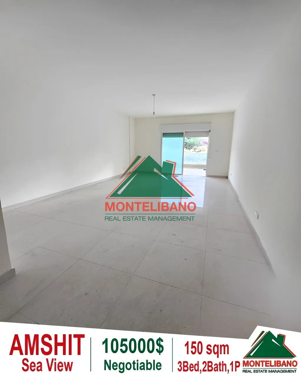 Apartment for Sale in Aamchit, Lebanon