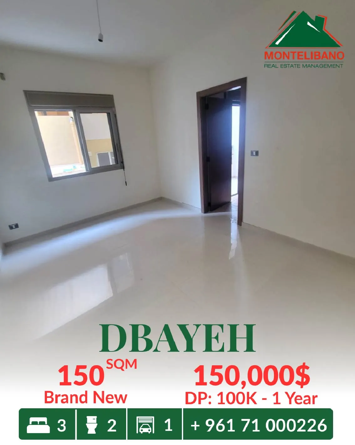 Apartment for sale in Dbayeh, Lebanon