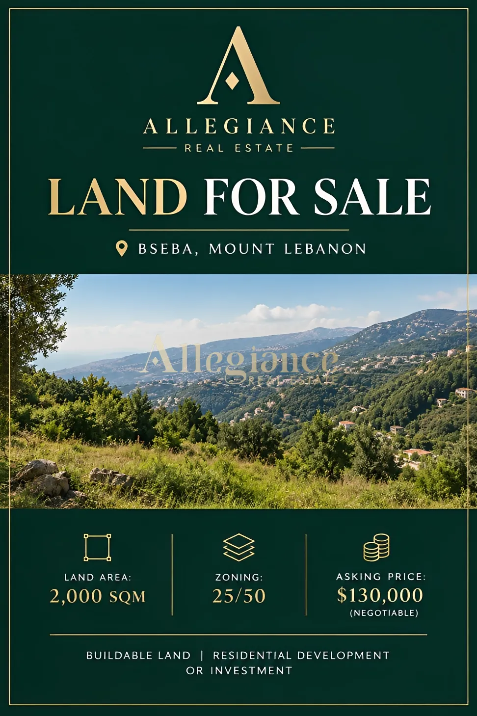 Residential Land for sale in Bsaba