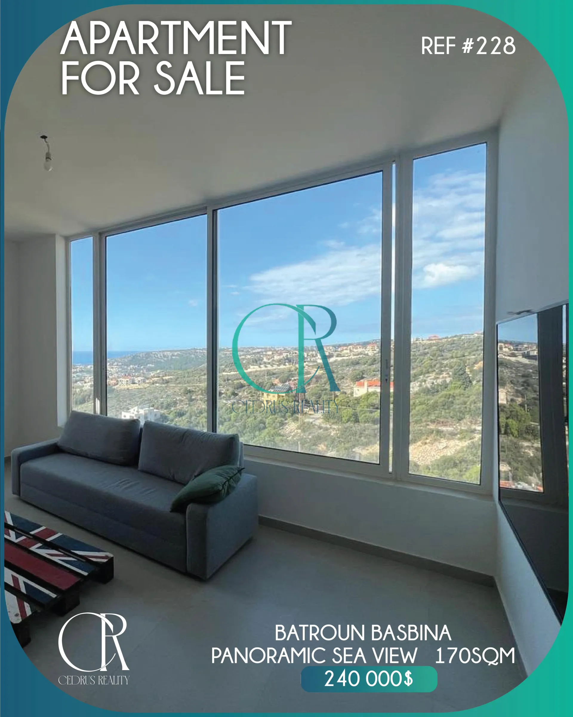Apartment for sale in Batroun, Lebanon