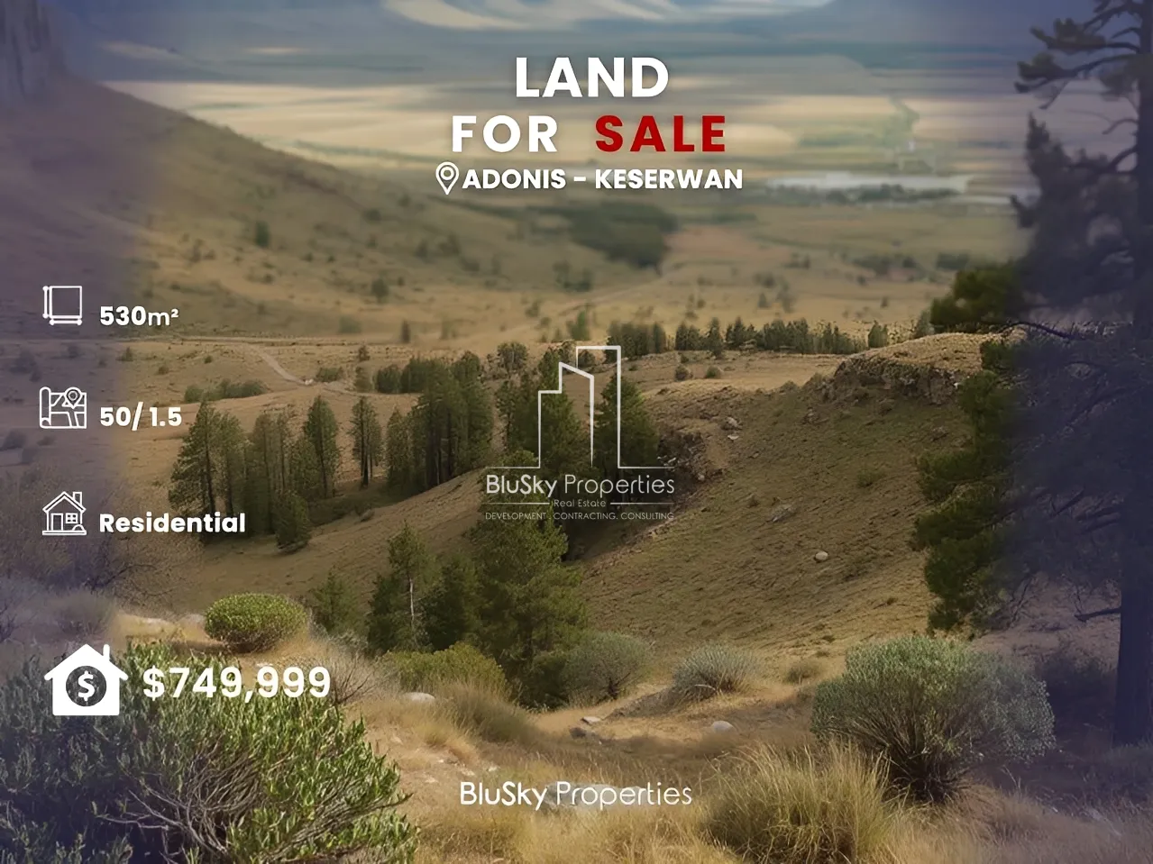 Land for Sale in Adonis