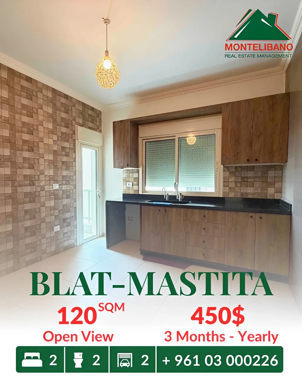 Apartment for rent in Blat