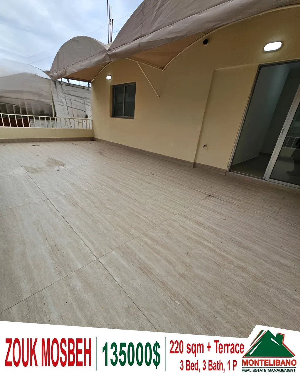 Apartment for Sale in Zouk Mosbeh, Lebanon - 3 bed, 3 bath