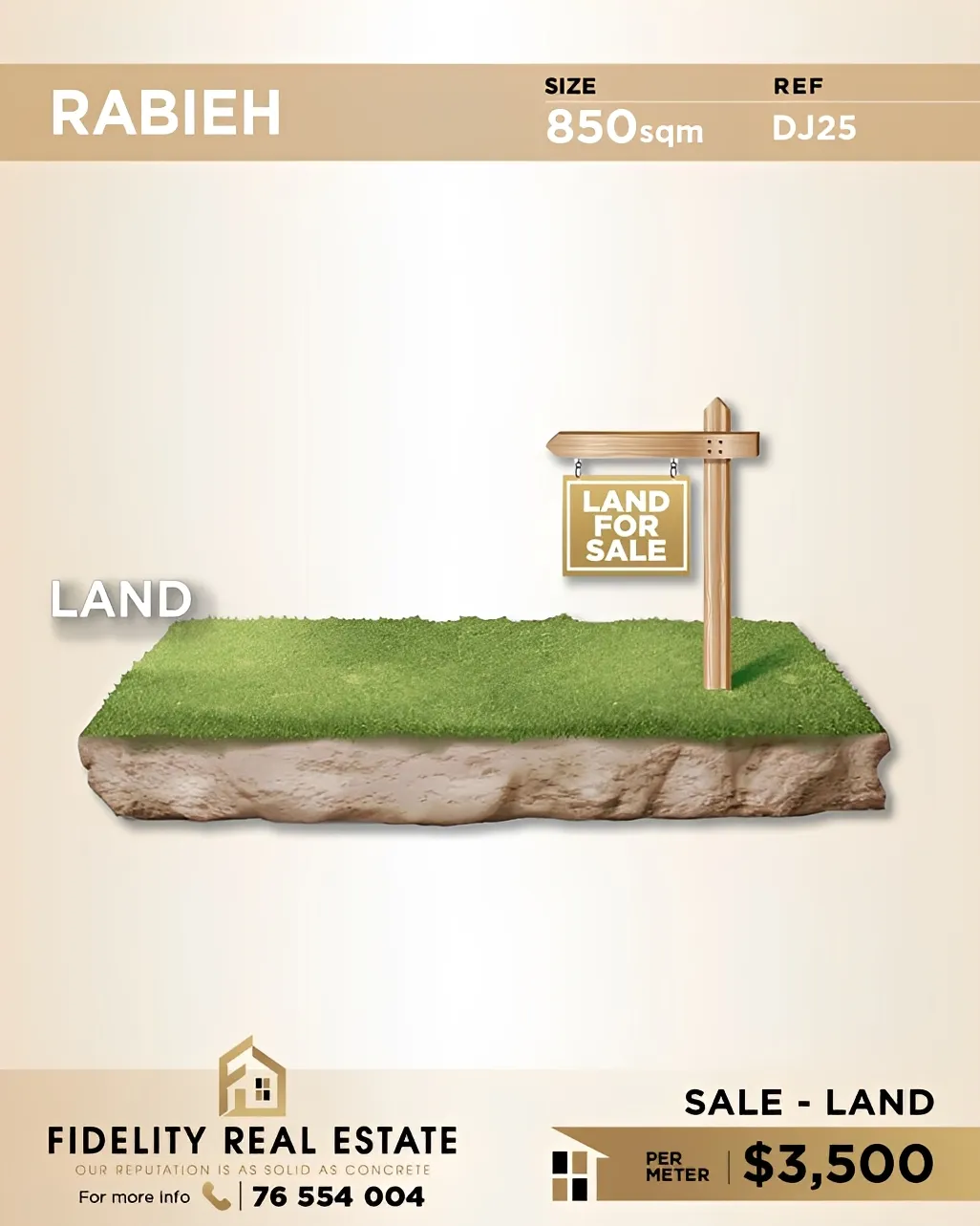 Residential Land for sale in Rabieh, Lebanon