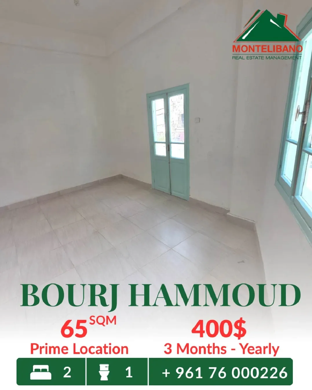 Apartment for rent in Bourj Hammoud, Lebanon