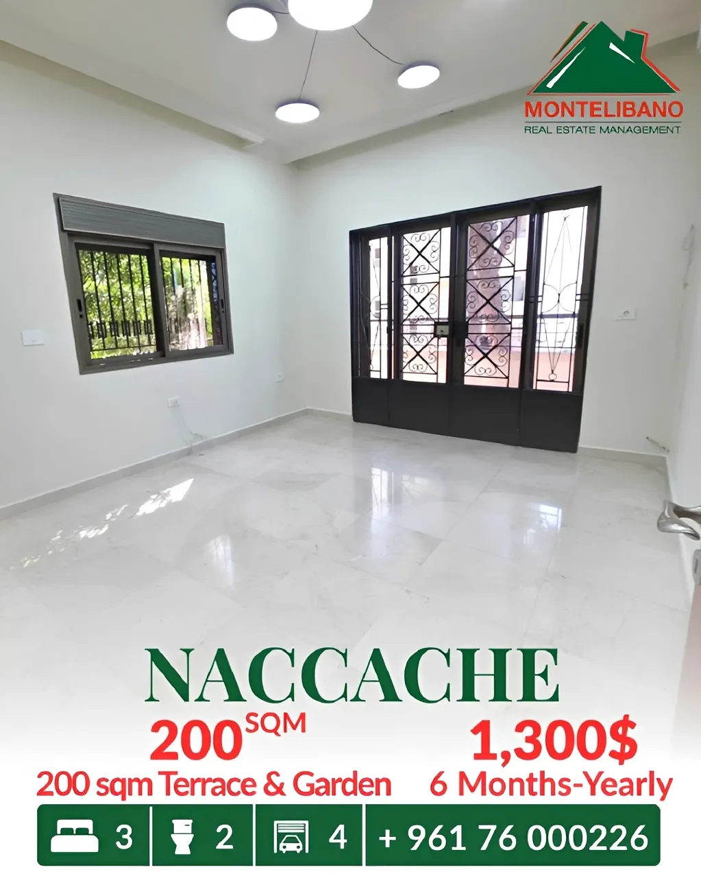 House for rent in Naccache