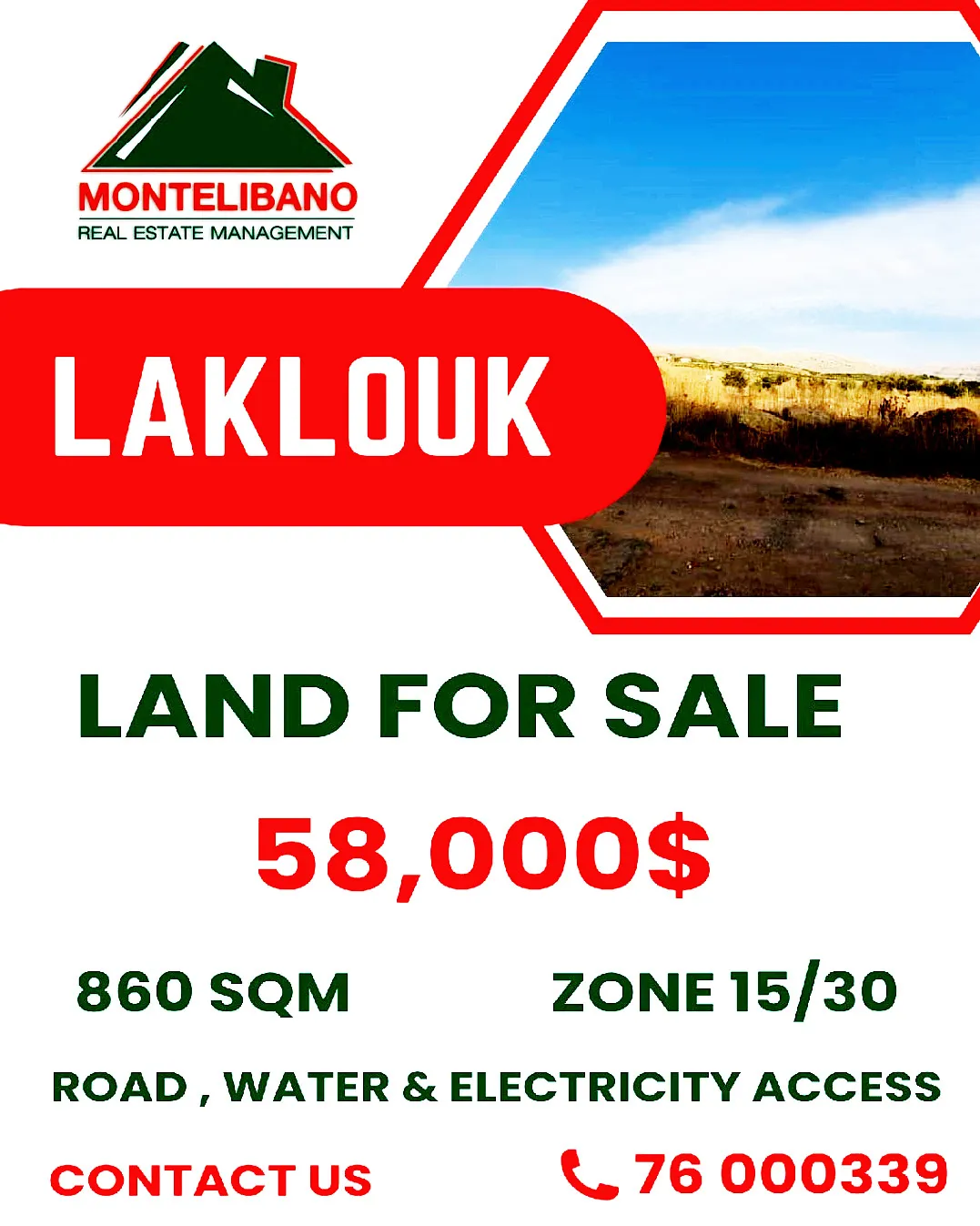 Residential Land for sale in Laqlouq, Lebanon