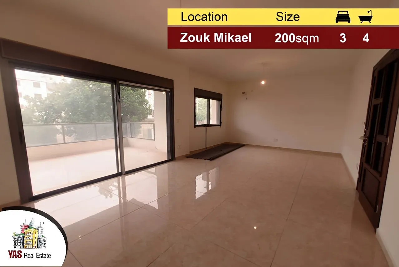 Apartment for Sale in Zouk Mikael - 3 bed, 4 bath