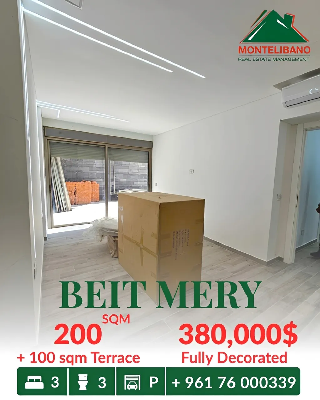 Apartment for sale in Beit Meri, Lebanon