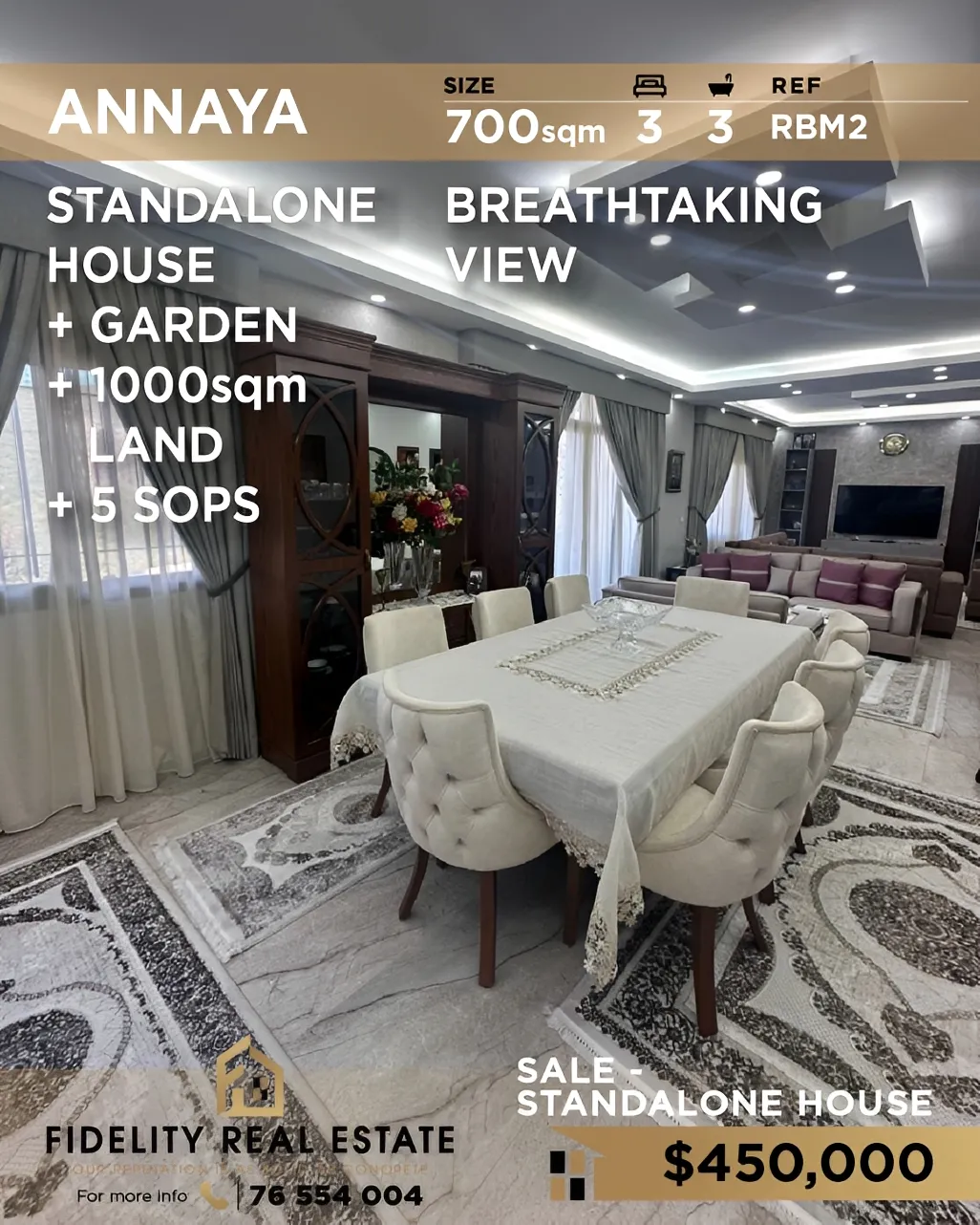 House for sale in Aannaya, Lebanon