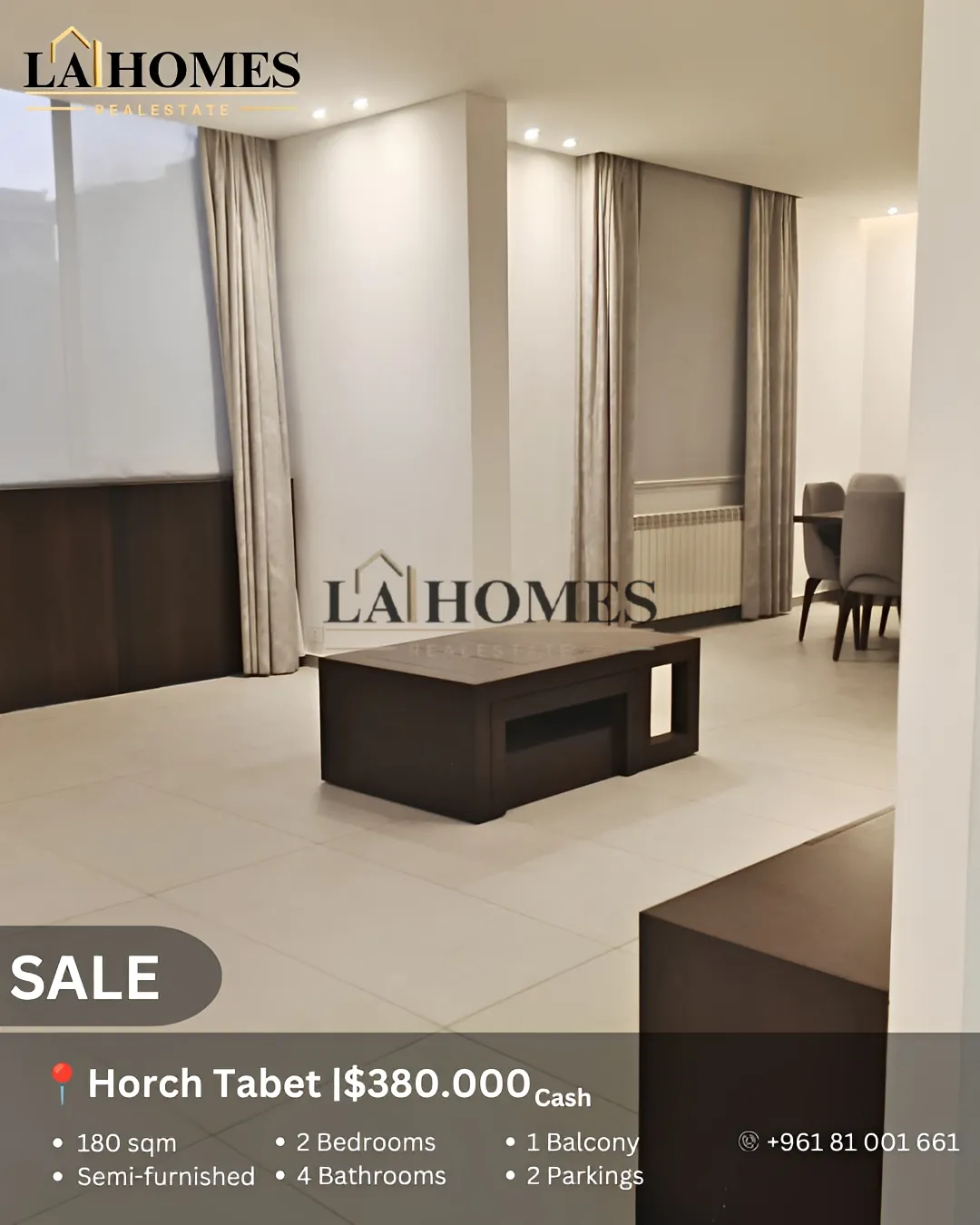 Apartment for sale in Horch tabet, lebanon - 2 bed, 4.0 bath