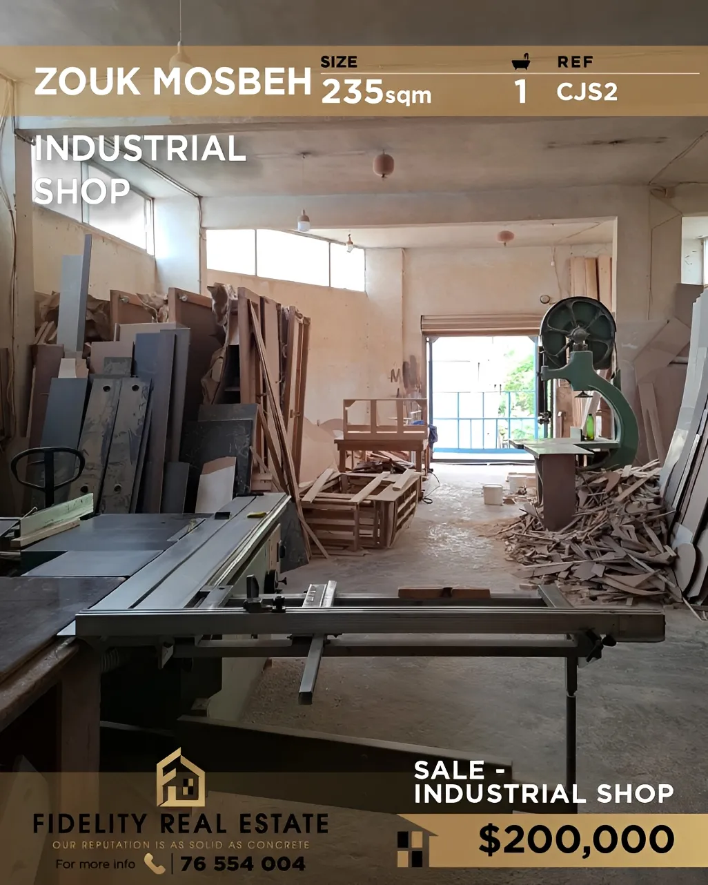 Shop for sale in Zouk Mosbeh, Lebanon