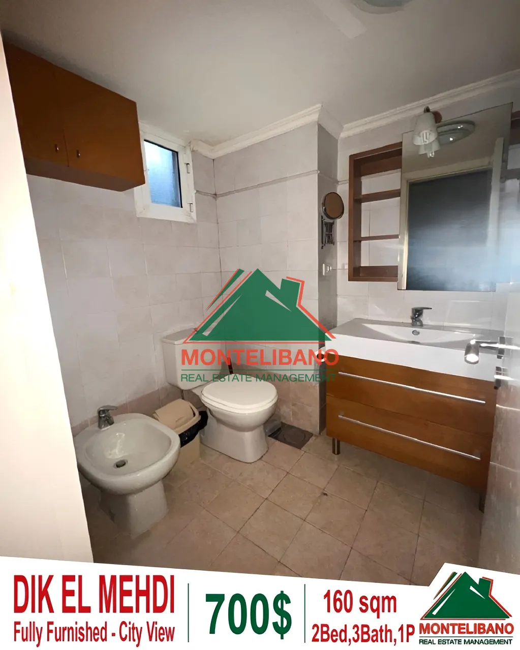 Apartment for rent in Dik El Mehdi, Lebanon