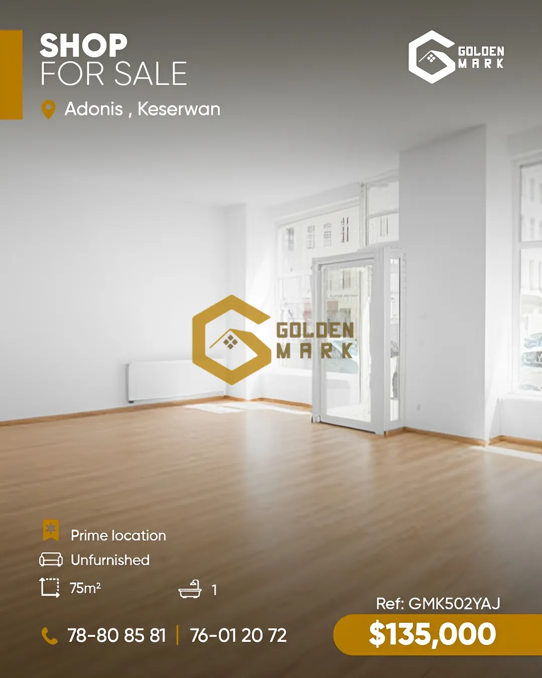 Shop for Sale in Adonis