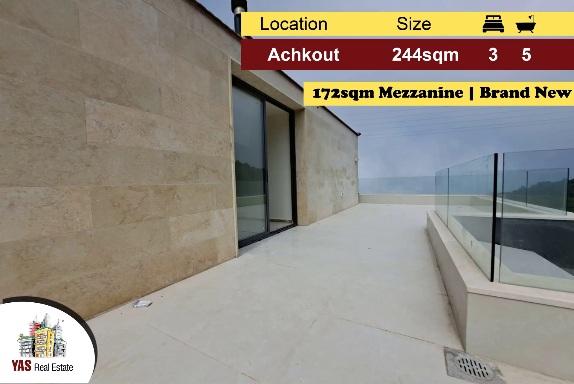 Apartment for Sale in Ashqout - 3 bed, 5 bath