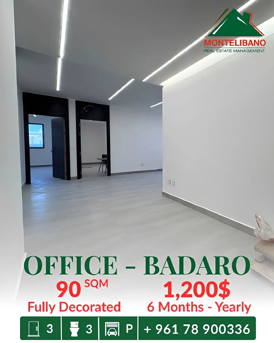 Office for rent in Badaro