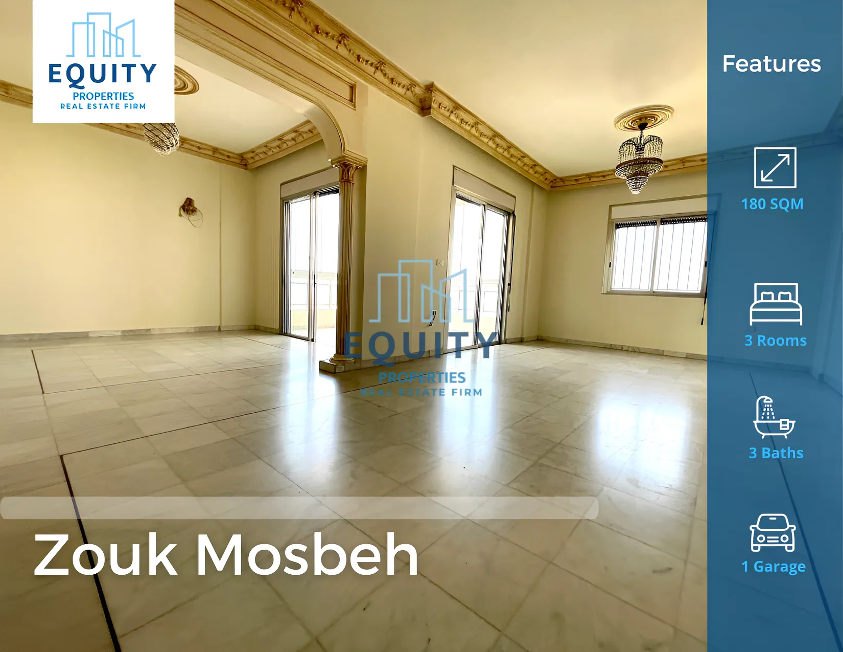 Apartment for Rent in Zouk Mosbeh